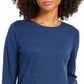 NY  Collection Women's Petite Patch-Pocket Shift Dress Blue Size Large