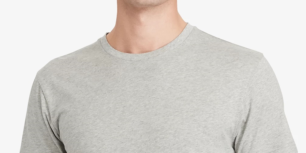 Polo Ralph Lauren Men's Embroidered T-Shirt Gray Size Large