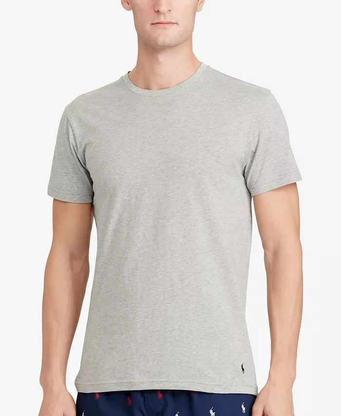 Polo Ralph Lauren Men's Embroidered T-Shirt Gray Size Medium