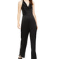 19 Cooper Women's Cowlneck Halter Jumpsuit Black Size Medium