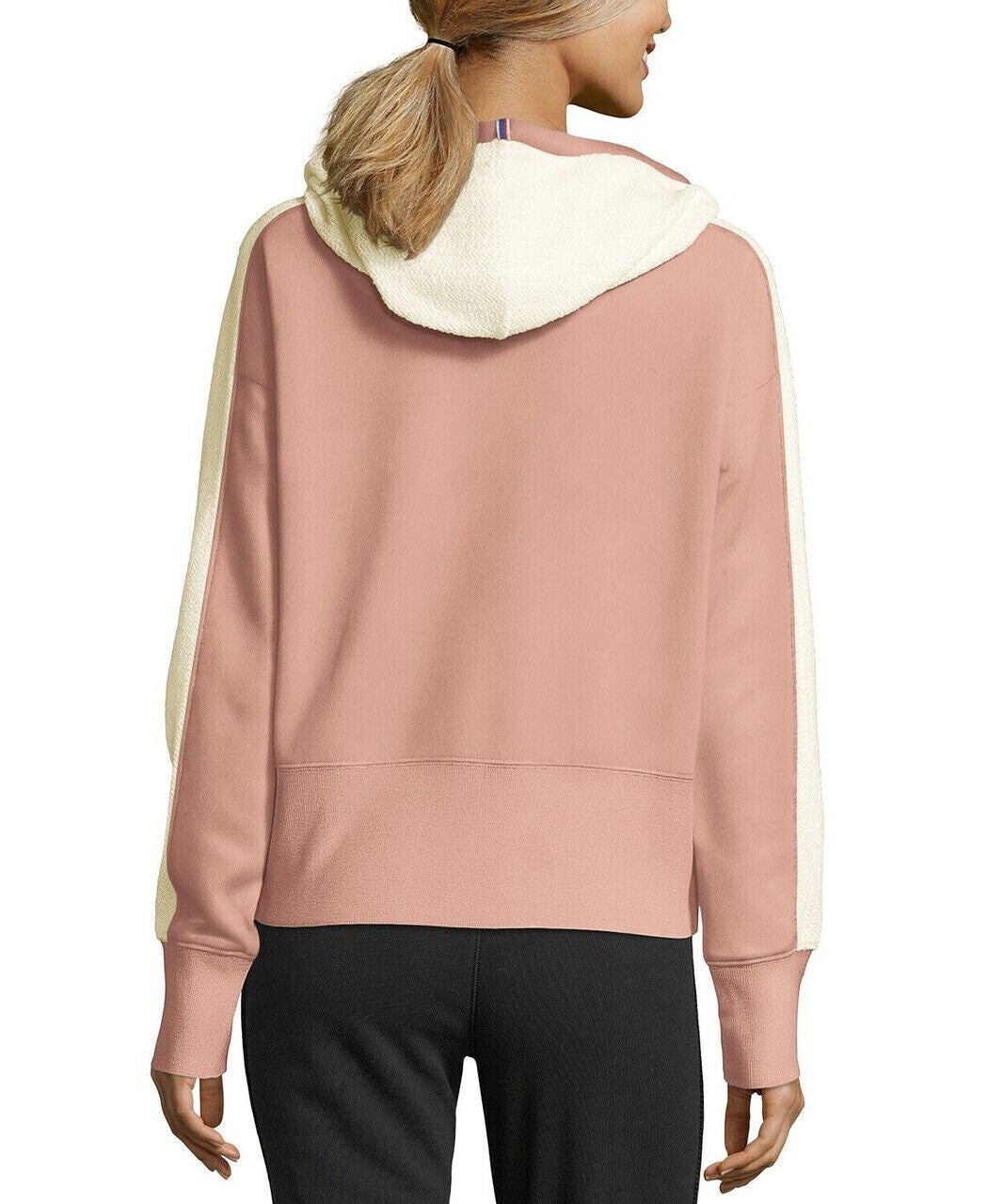 Champion Women's Heritage Herringbone Zip Hoodie Pink Size 2X