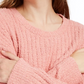 Almost Famous Crave Fame Juniors' Ribbed Cropped Sweater Red Size X-Small