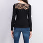 Ultra Flirt Juniors' Cinched-Front Cropped Top Black Size Medium