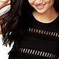 Rachel Rachel Roy Women's Textured Sweater Black Size Small