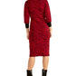 Rachel Rachel Roy Women's Bernadette Sweater Dress Dark Pink Size Medium