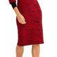 Rachel Rachel Roy Women's Bernadette Sweater Dress Dark Pink Size Medium