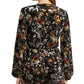Rachel Roy Women's Alma Peplum Top Black Size Medium