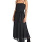 Rachel Roy Women's Isla Belted Asymmetrical Dress Black Size XX Large