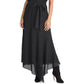 Rachel Roy Women's Isla Belted Asymmetrical Dress Black Size XX Large