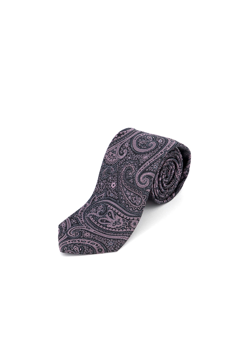 Ryan Seacrest Distinction Men's Gardenia Paisley Slim Silk Tie Pink Size Regular