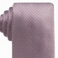 Ryan Seacrest Distinction Men's Kent Unsolid Solid Slim Silk Tie Pink Size Regular