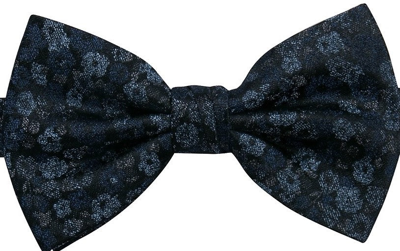 Ryan Seacrest Distinction Men's Broxburn Floral Bow Tie Blue Size Regular