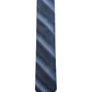 Ryan Seacrest Distinction Men's Lombardy Stripe Slim Tie  Blue Size Regular