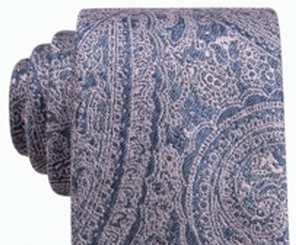 Ryan Seacrest Distinction Men's Atwood Paisley Slim Tie Pink Size Regular
