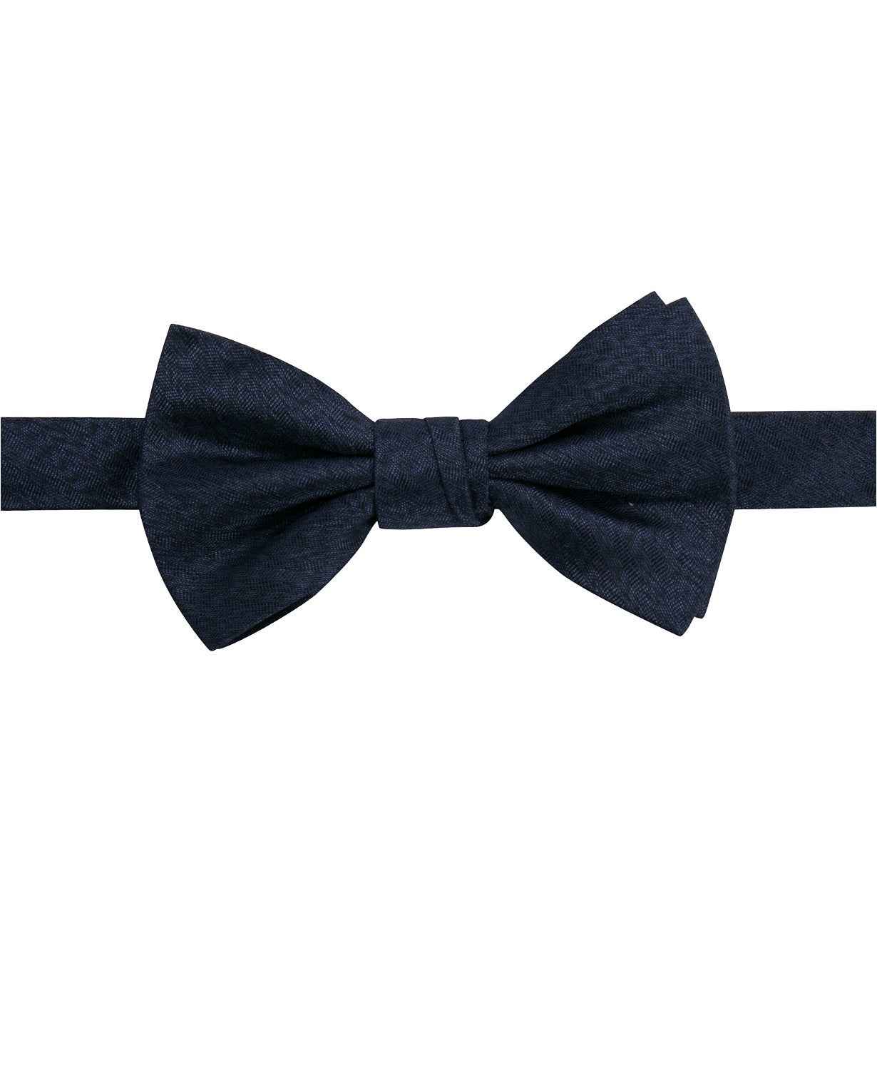Ryan Seacrest Distinction Men's Angus Solid Pre-Tied Bow Tie Blue Size Regular