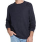 Weatherproof Vintage Men's Stonewashed Raglan Sleeve Honeycomb Sweater Blue Size Small