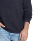 Weatherproof Vintage Men's Stonewashed Raglan Sleeve Honeycomb Sweater Blue Size Small