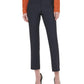 Calvin Klein Women's Twill Slim-Leg Pants Navy Size 4