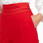 Calvin Klein Women's tretch Slim-Fit Pants Red Size 10