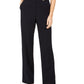 Calvin Klein Women's High-Rise Buttoned-Waist Dress Pants Navy Size 6