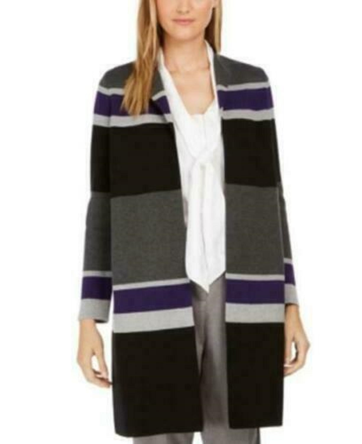 calvin-klein-womens-striped-open-front-cardigan-gray-size-medium-1