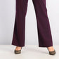 Calvin Klein Women's Modern Fit Trousers Purple Size 14