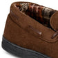 Gold Toe Men's Tie Moccasins Dark Beige Size Small