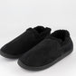 Gold Toe Men's Twin Gore Faux-Suede Slippers Black Size 9