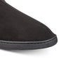 Gold Toe Men's Twin Gore Faux-Suede Slippers Black Size Small