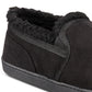 Gold Toe Men's Twin Gore Faux-Suede Slippers Black Size Small