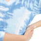 Crave Fame Juniors' Cozy Ribbed Tie-Dyed Top Blue Size Small