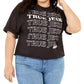 Mighty Fine Women's Plus Size True Jedi T-Shirt Black Size 2X