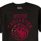 Ripple Junction Men's Game Of Thrones House Targaryen Graphic T-Shirt Black Size X-Large