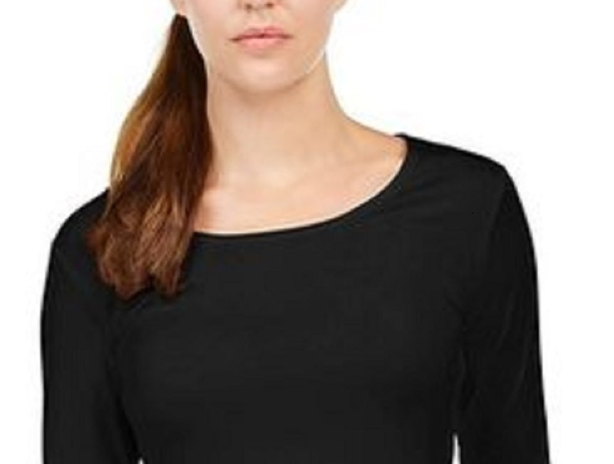 32 Degrees Women's Cozy Heat Underwear Top Black Size 2 Extra Large
