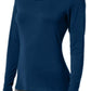 32 Degrees Women's Cozy Heat Underwear Top Blue Size Extra Small