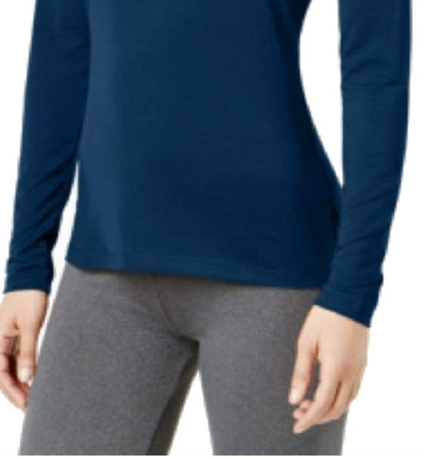 32 Degrees Women's Cozy Heat Underwear Top Blue Size Extra Small