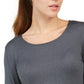 32 Degrees Women's Cozy Heat Underwear Top Gray Size Extra Large