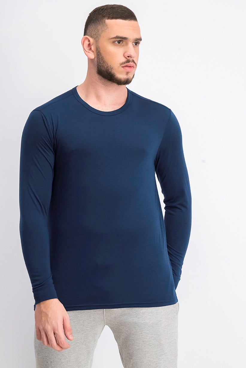 32 Degrees Men's Base Layer Shirt Deep Pacific Size 2 Extra Large