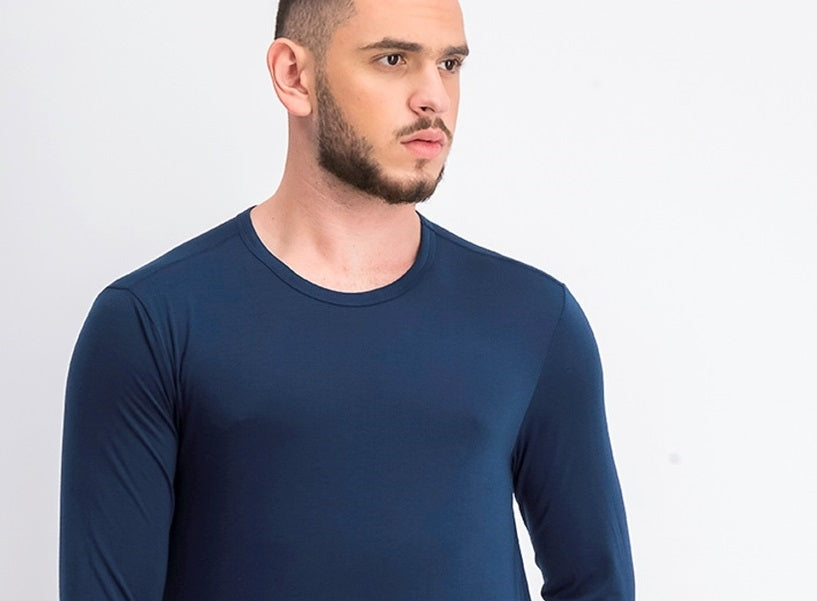 32 Degrees Men's Base Layer Shirt Deep Pacific Size 2 Extra Large