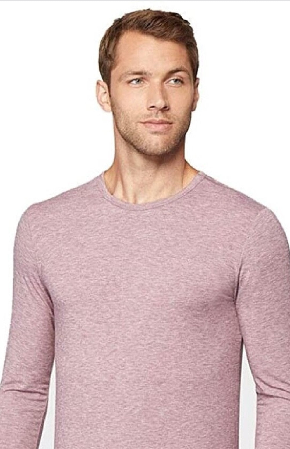 32 Degrees Men's Base Layer Crew Neck Shirt Burgundy Size Medium