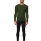 32 Degrees Men's Base Layer Crew Neck Shirt Olive Size Extra Large