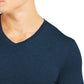 32 Degrees Men's Base Layer V-Neck Shirt Deep Pacific Size Small