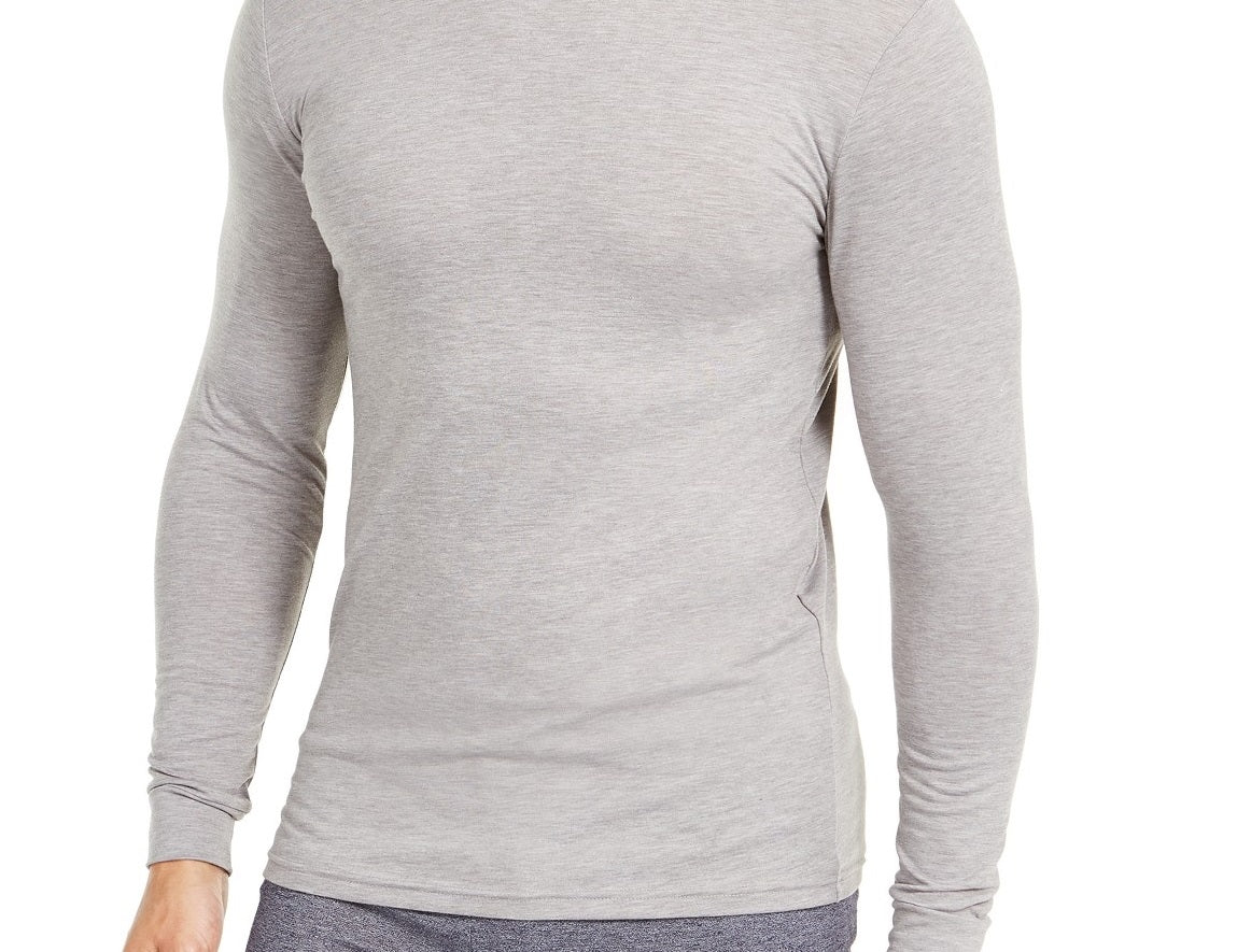 32 Degrees Men's Base Layer Mock-Neck Shirt Stringray Size Small