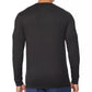 32 Degrees Men's Ultra Lux Long-Sleeve Sleep T-Shirt Black Size Medium
