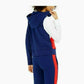 Tommy Hilfiger Women's Sport Colorblocked Hoodie Blue Size Medium
