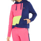 Tommy Hilfiger Women's Sport Colorblocked Hoodie Blue Size X-Small