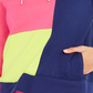 Tommy Hilfiger Women's Sport Colorblocked Hoodie Blue Size X-Small
