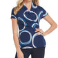 DKNY Women's Side-Ruched Top Blue Size Large