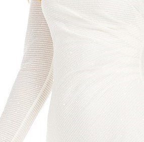 Vince Camuto Women's Sequined Sheath Dress White Size 8