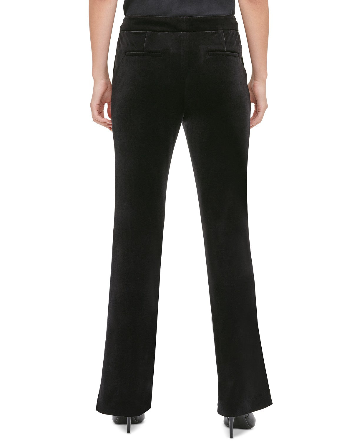 Calvin Klein Women's Velvet Pants Black Size 18W